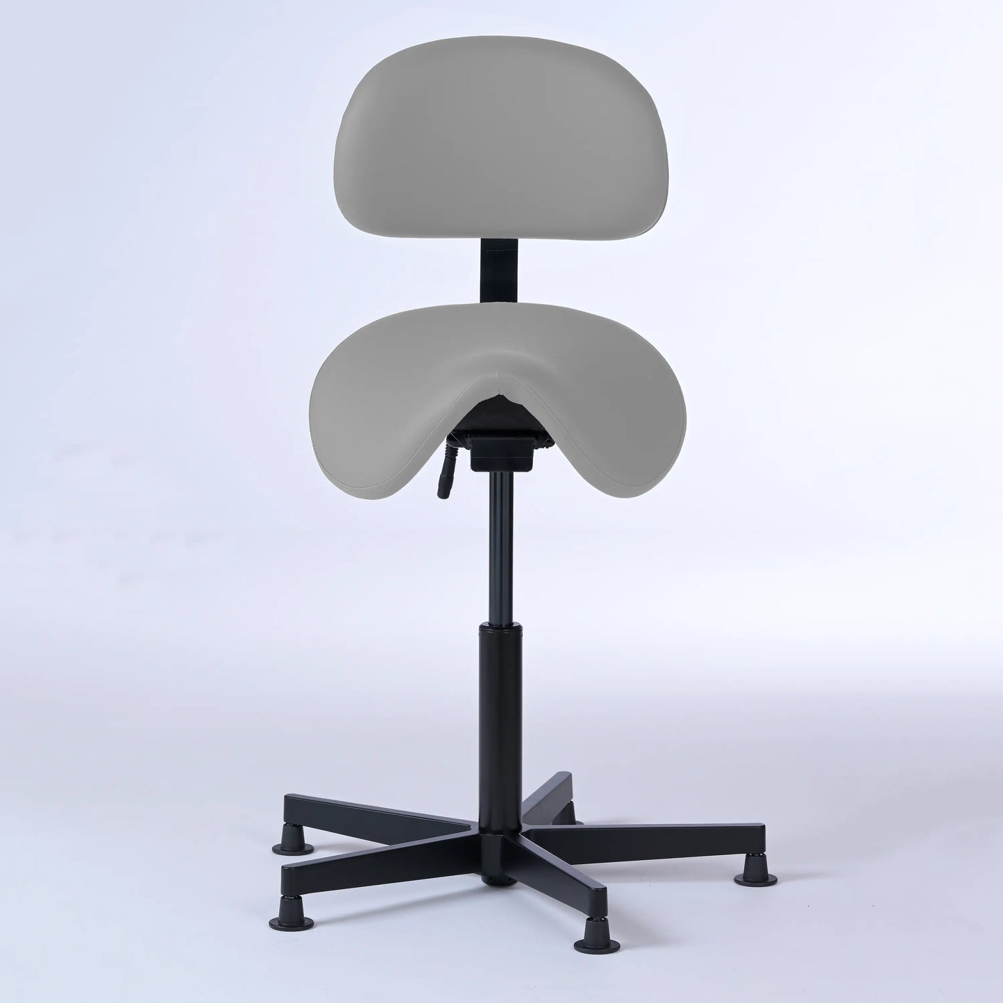 Stehhocker mit Rückenlehne Garwin – Gestell Aluminium mit Gleitern -  - Activeform