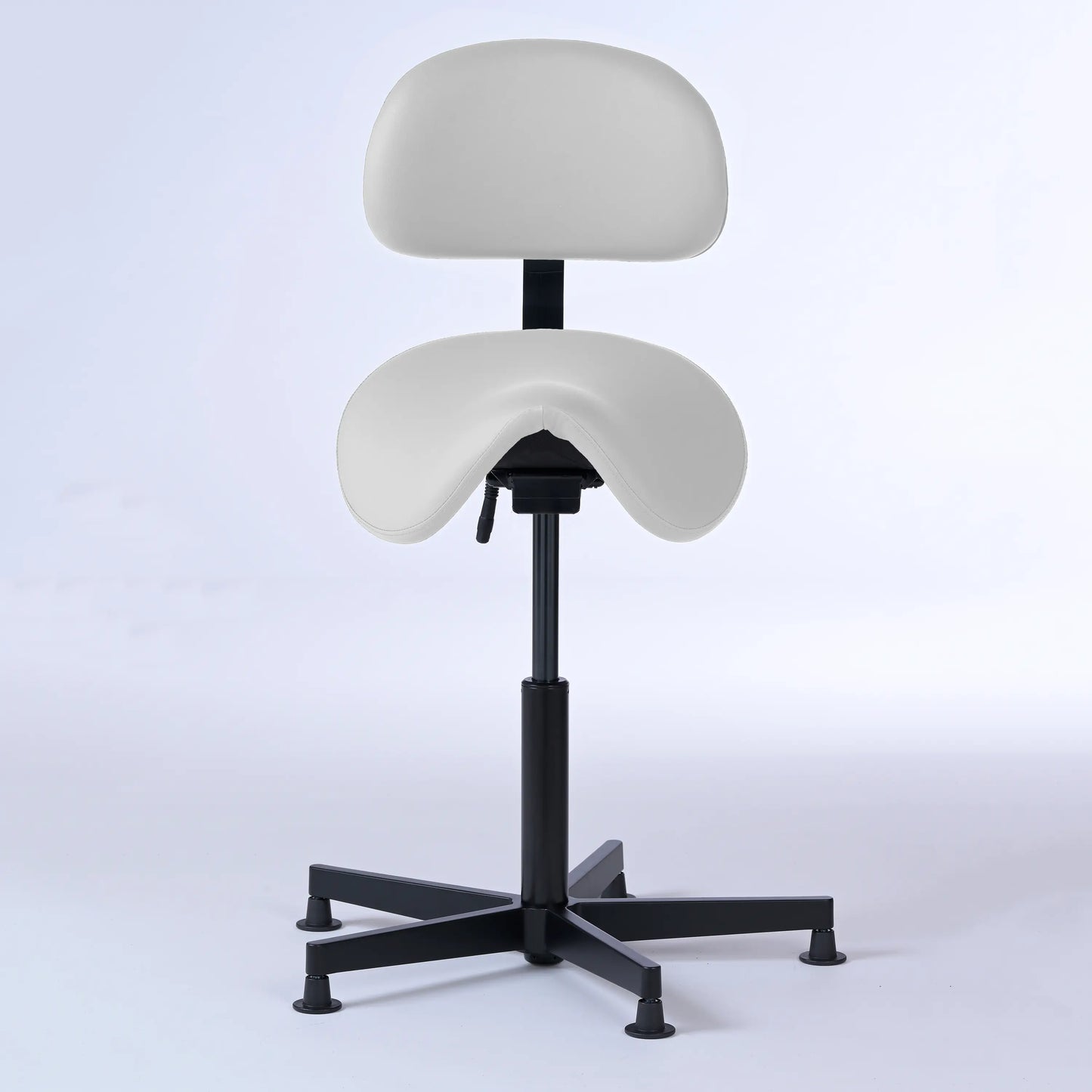 Stehhocker mit Rückenlehne Garwin – Gestell Aluminium mit Gleitern -  - Activeform