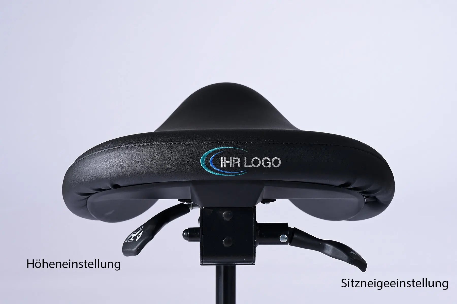 Sattelhocker Garwin – Gestell chrom mit Rollen – ergonomischer Sattelstuhl - Funktionen - Lacontaire